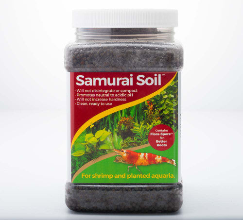 CaribSea Samurai Soil - Aquarium Substrate for Planted Tanks & Shrimp - 3.5 lbs