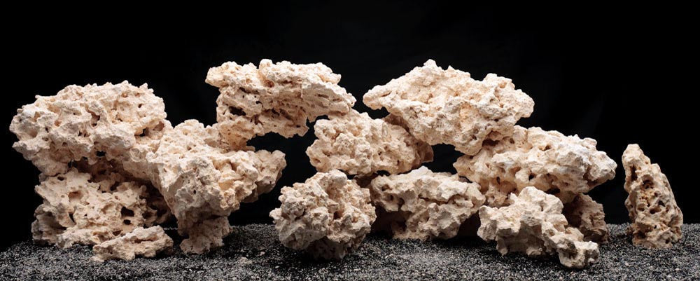 CaribSea South Seas Base Rock - Aquarium Reef Rock - 40 lbs / Varies per lb
