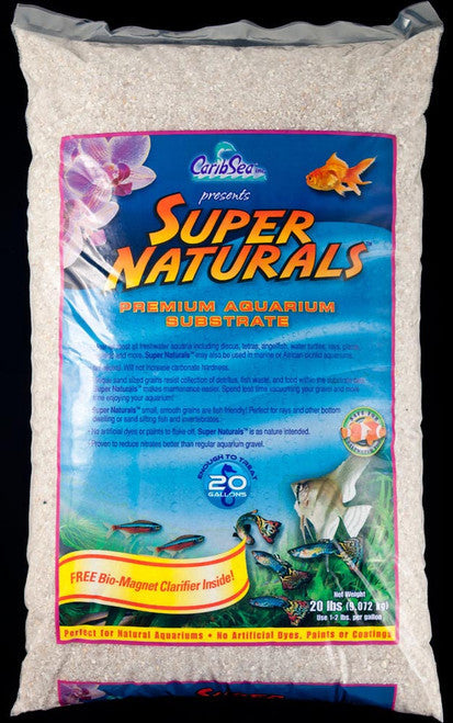 CaribSea Super Naturals Torpedo Beach Aquarium Sand Substrate - 20 lb