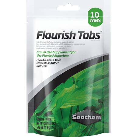 Seachem Flourish Tabs - Plant Supplement - 10 Tablets - Root Fertilizer