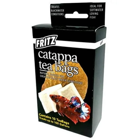 Fritz Aquatics Betta Botanicals - Catappa Tea Bags - 10ct - Aquarium Water Conditioner