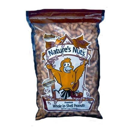 Natures Nuts 00043 3 Lbs Premium Whole In Shell Peanuts P...
