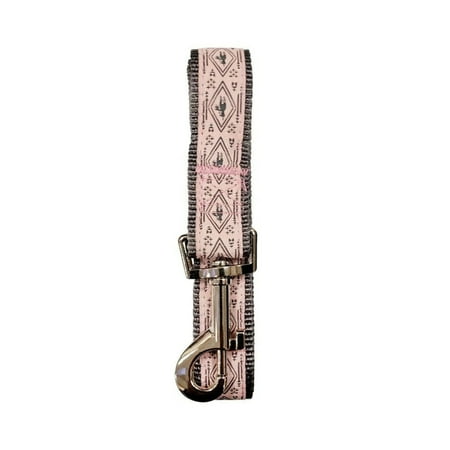 Nylon Dog Leash - Embroidered Pink Unicorn Design - 6ft