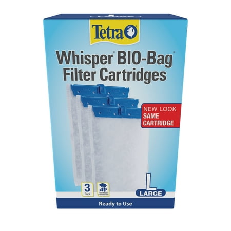 Tetra Whisper Bio-Bag Filter Cartridge - Large - 3 Pack - Aquarium Filter Replacement