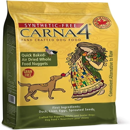 Carna4 Grain-Free Duck Formula Dry Dog Food - All Life Stages, 22 lb Bag