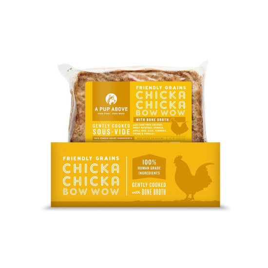 A Pup Above Chicken Bow Wow Dog Food - 12 x 1lb Packs (12 lbs Total)