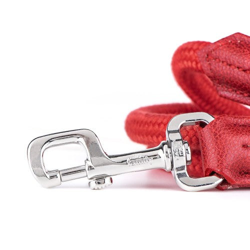 MyFamily Bilbao Dog Leash - Synthetic Fiber & Red Rope - Made in Italy