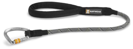 Ruffwear Knot-a-Long Dog Leash - Granite Gray - Short Traffic Lead