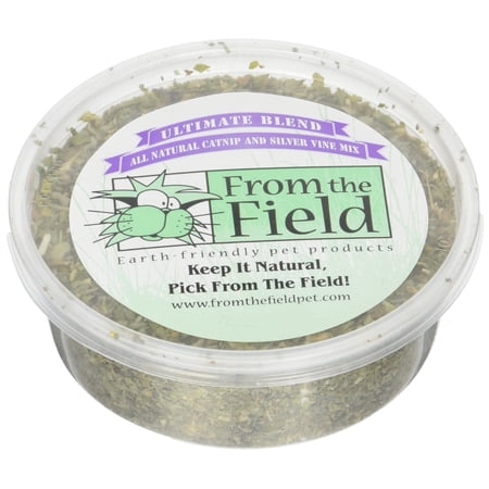 From The Field Ultimate Blend Catnip & Silver Vine - 1oz Tub - Cat Toy