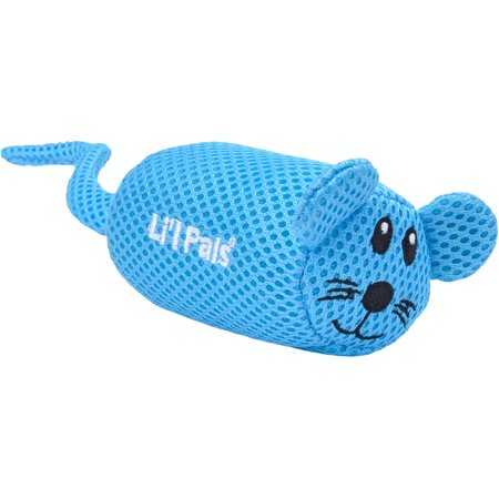 Coastal Pet Li'l Pals Mesh Mouse Dog Toy - 5 inch, Durable, Floatable, Small Breed
