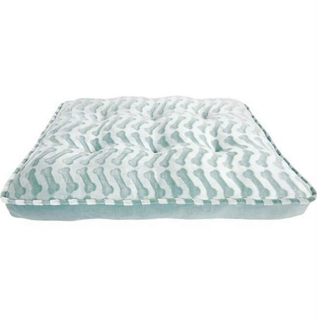 Arlee Ortholux Bella Orthopedic Dog Bed, Zig Zag Bone Mineral, 40x30x7