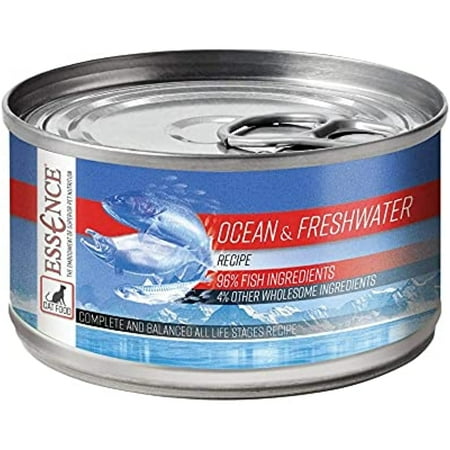 Essence Ocean & Freshwater Recipe Wet Cat Food, 5.5 oz Can - Grain-Free, High Protein