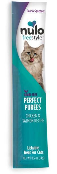 Nulo FreeStyle Perfect Puree Cat Treat, Chicken & Salmon, Grain-Free, 0.5 oz