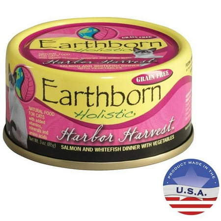 Earthborn Holistic Harbor Harvest Grain-Free Salmon & Whitefish Recipe Wet Cat Food, 3 oz