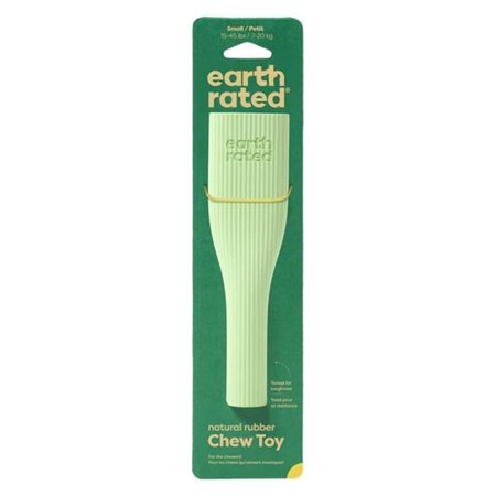 Earth Rated Dog Toy - Natural Rubber Chew Toy, Small, Green, Enrichment for Puppies & Adults