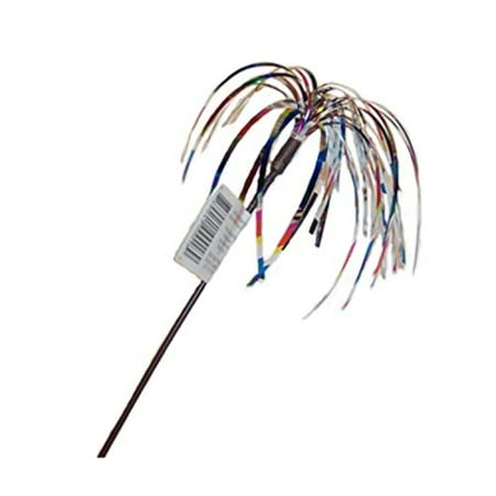 GoCat Sparkler Cat Toy - 18 Inch Mylar Wand Teaser, Assorted Colors