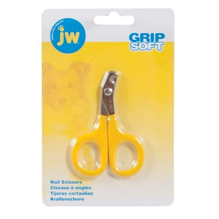 JW Pet GripSoft Small Nail Clipper Scissors - Dog, Cat, Bird, Reptile