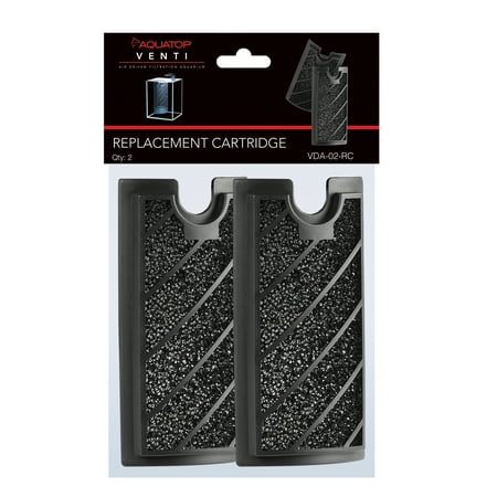 Aquatop Venti Aquarium Replacement Filter Cartridge 2-Pack VDA-02-RC