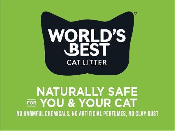 World's Best Cat Litter Low Tracking & Dust Control, Multiple Cat, Unscented, 8 lb
