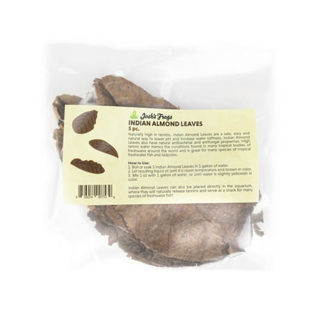 Josh's Frogs Indian Almond Leaves - 5 Pack - Aquarium & Terrarium Decor