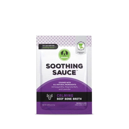 Stashios Soothing Sauce Calming Beef Bone Broth for Pets ...