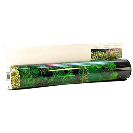 Blue Ribbon Vibran Sea Aquarium Background - Black/Tropical - 19" x 50' Double-Sided