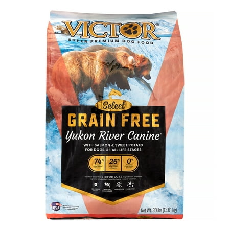 Victor Yukon River Salmon & Sweet Potato Grain-Free Dry Dog Food, 30 lb