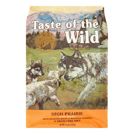 Taste of the Wild High Prairie Puppy Food - Grain-Free with Roasted Bison & Venison - 14lb Bag