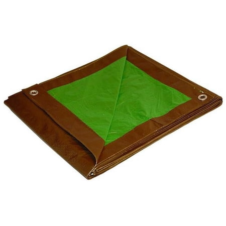 10 X 12  Brown/Green Poly-Tarp  Foremost Tarp Co Inc  EAC...