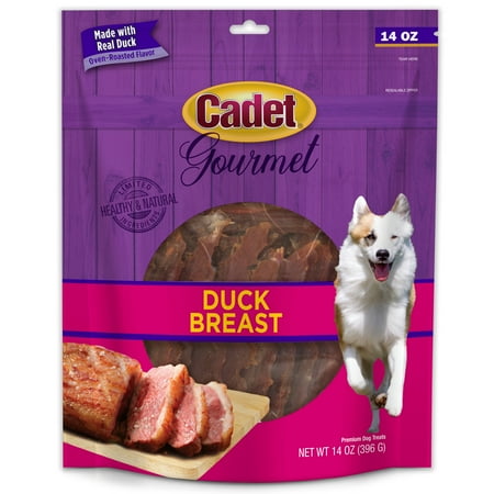 Cadet Gourmet Duck Breast Dog Treats - 14 oz, Oven-Roasted, High Protein