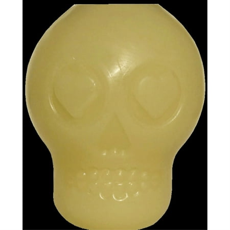 MKB Glow in the Dark Sugar Skull Chew Toy & Treat Dispens...