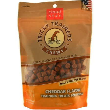 Cloud Star Tricky Trainers Cheddar Flavored Chewy Training Dog Treats 14 Oz