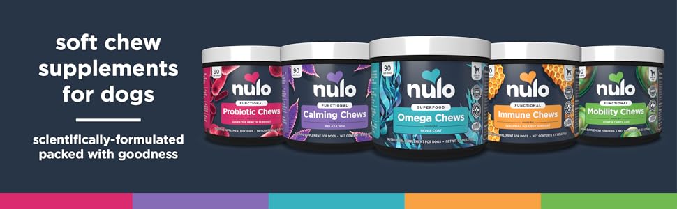 Nulo Dog Immune & Allergy Supplement Soft Chews - Beef Flavored, 90 Count
