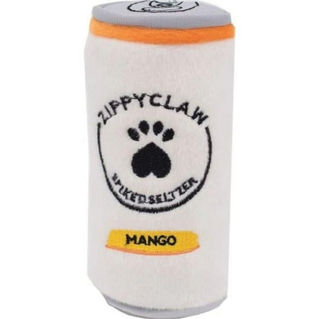 ZippyPaws Squeakie Can Zippy Claw Dog Toy - Plush Squeaker Beverage Can