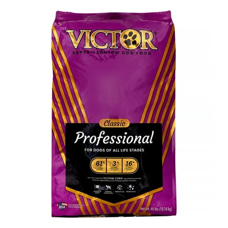 VICTOR Classic Professional Dry Dog Food - 40 lb Bag - High-Protein, Multi-Protein Formula
