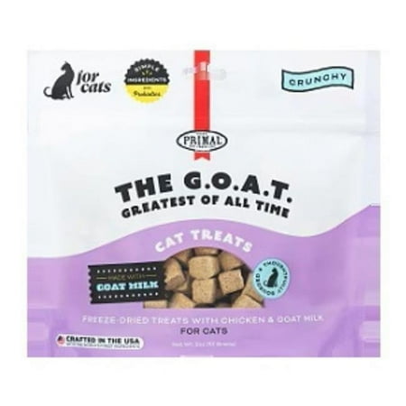 Primal Freeze-Dried Cat Treats - The G.O.A.T. Chicken & Goat Milk - 2 oz