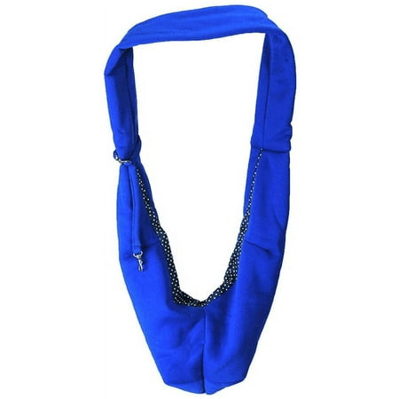 Dogline Pet Sling - Blue - Comfortable Carrier for Small Dogs & Cats up to 12lbs
