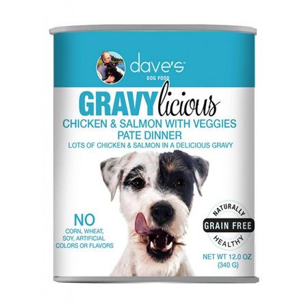 Daves Pet Food 685038118202 12 oz Dog Grain Free Gravylic...