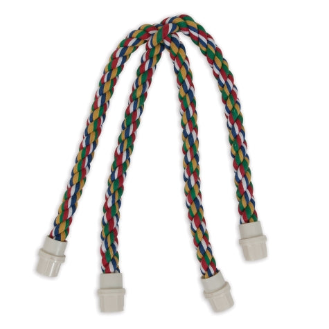 Petmate JW Comfy Cross Perch - Small 25 Inch Bird Perch - Bendable Rope