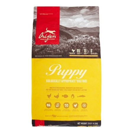 Orijen Puppy Grain-Free Dry Dog Food, High Protein, Fresh & Raw Ingredients, 23.5 lb