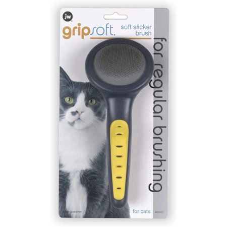 JW Pet GripSoft Cat Slicker Brush - Gentle Grooming for Cats