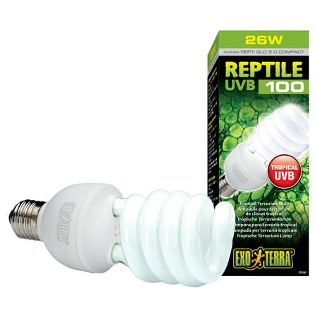 Exo Terra Repti-Glo 5.0 UVB 26W Compact Tropical Terrarium Lamp