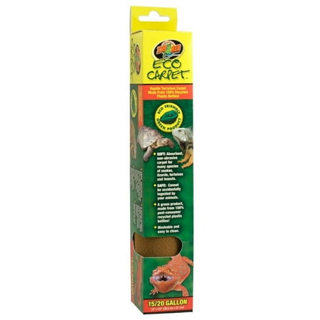 Zoo Med Eco Carpet 12x24" Reptile Terrarium Liner - 15/20 Gallon Tank Pad