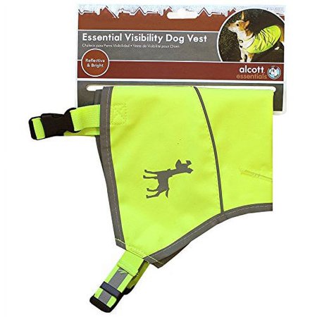 Alcott High Visibility Dog Vest - Yellow, Large, Reflective Safety Vest
