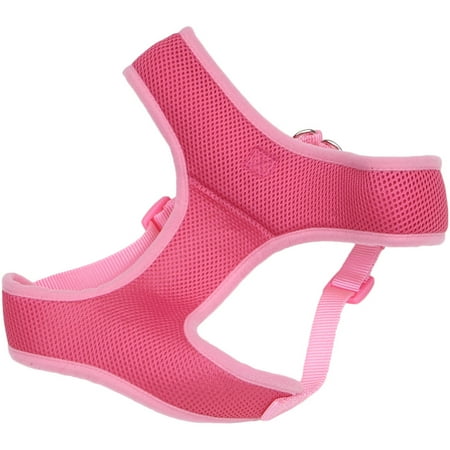 Comfort Soft Wrap Adjustable Dog Harness Medium-Pink  Gir...