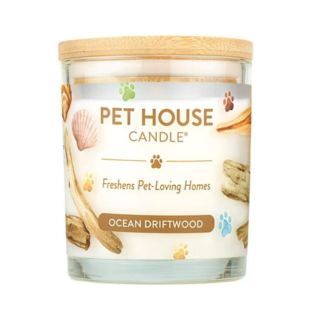 Pet House Candle Ocean Driftwood - 9 oz Odor Eliminating Candle