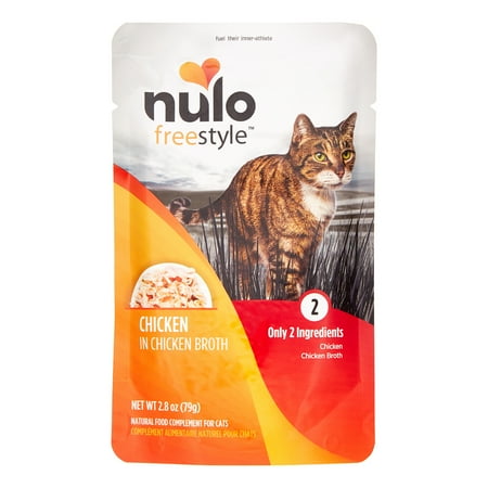 Nulo Freestyle Chicken in Broth Wet Cat Food Pouches, 2.8 oz