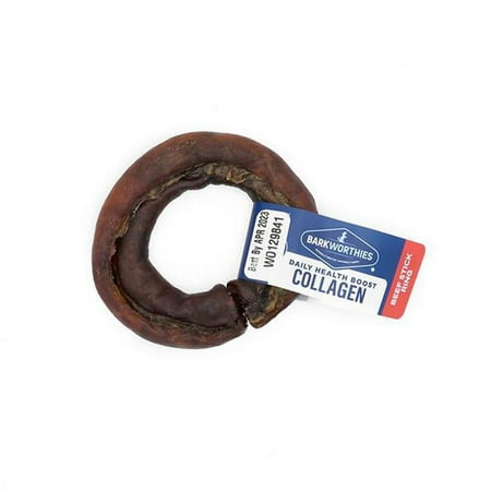 Barkworthies Collagen Rings for Dogs - Beef, 25 Count - Supports Joint Health & Mobility