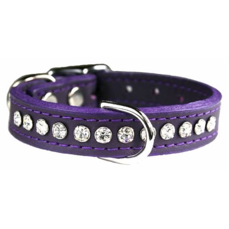OmniPet Signature Leather Crystal Dog Collar Made in USA ...