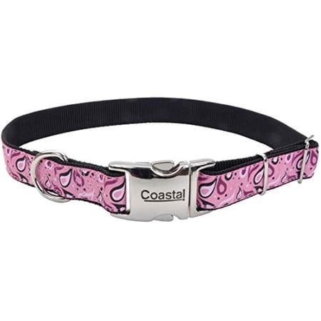 Coastal - Ribbon - Adjustable Dog Collar with Metal Buckl...
